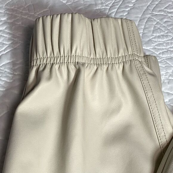 Calia faux, leather, high-rise jogger, Chantilly size large nwt  - Picture 6 of 8